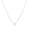 Halsband Syster P Smycken | Syster P – Minimalistica Ring Necklace, Guld