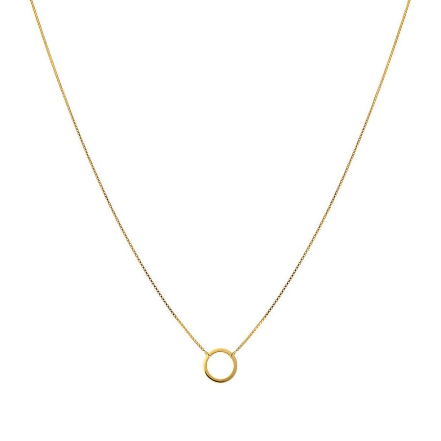 Halsband Syster P Smycken | Syster P – Minimalistica Ring Necklace, Guld