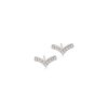 Orhangen Blomdahl Medical | Blomdahl – Nt Brilliance Wing 8 Mm, Crystal Orhangen, Silver