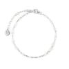 Armband CU Jewellery | Cu Jewellery – Beaded Armband, Silver/Vitt