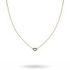 Halsband Syster P Smycken | Syster P – Snap Heart Halsband, Svart/Guld