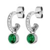 Orhangen Dyrberg Kern | Dessa Ss Green | Crystal Orhangen | Silver