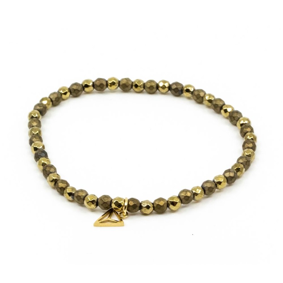 Armband SEVEN EAST | 7East – Hematite Armband Guld