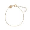 Armband CU Jewellery | Cu Jewellery – Two Beaded Armband, Guld