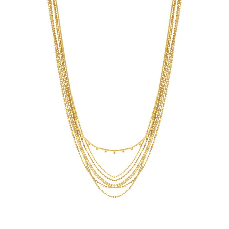 Halsband Dansk Copenhagen | Dansk Copenhagen –Brooklyn Custom Halsband, Guld