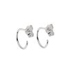 Orhangen CU Jewellery | Cu Jewellery – Two Small Round Orhangen, Silver