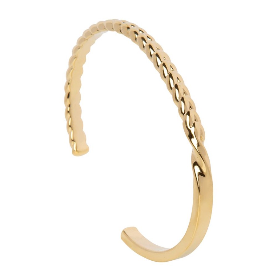 Armband Pantolin Bagatelle | Pantolin Bagatelle – Braided Bangle Armband, Guld