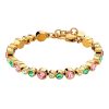 Armband Dyrberg Kern | Teresia Sg Rose|Green Armband | Guld