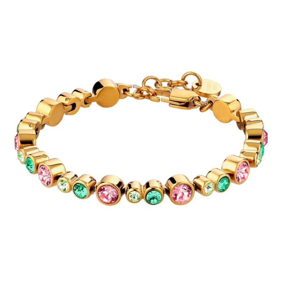 Armband Dyrberg Kern | Teresia Sg Rose|Green Armband | Guld