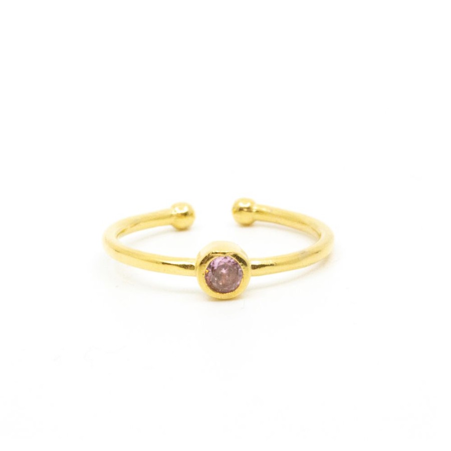 Ringar SEVEN EAST | Petite Ring Ljusrosa