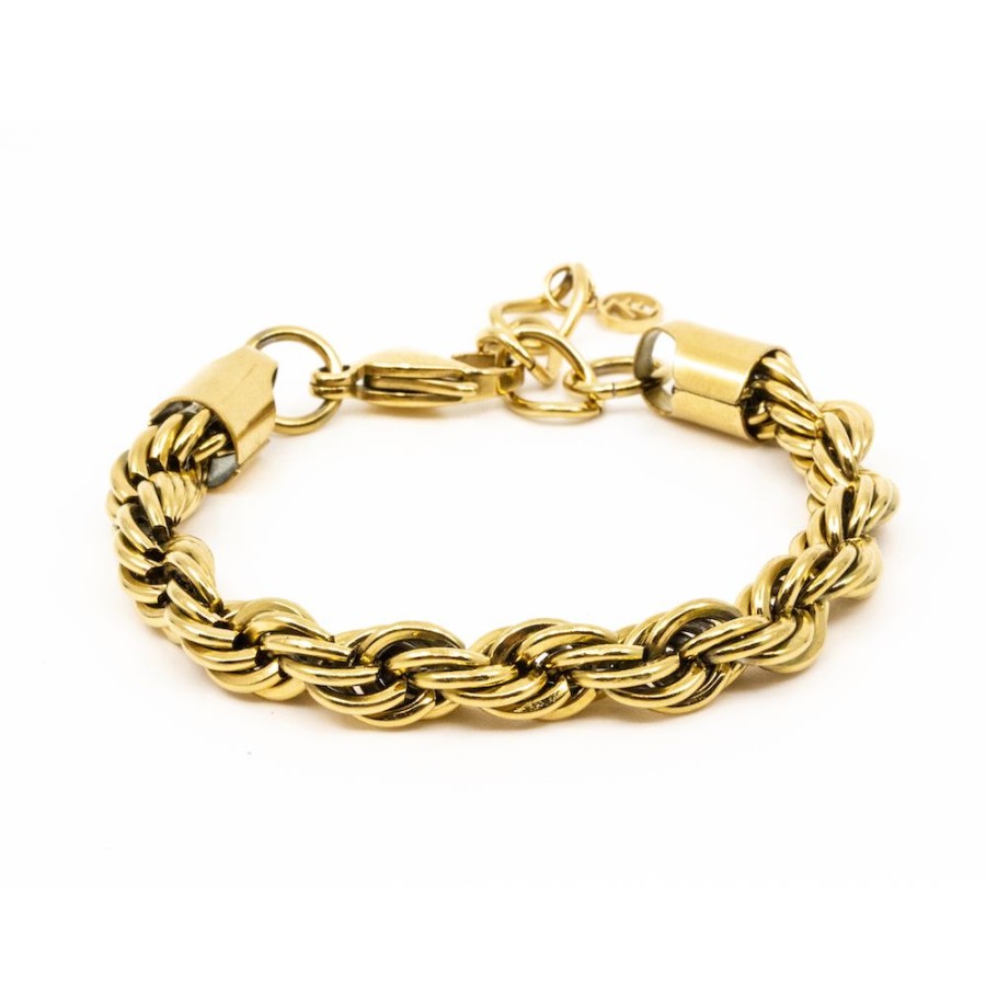 Festsmycken SEVEN EAST | 7East – Twist Armband Guld