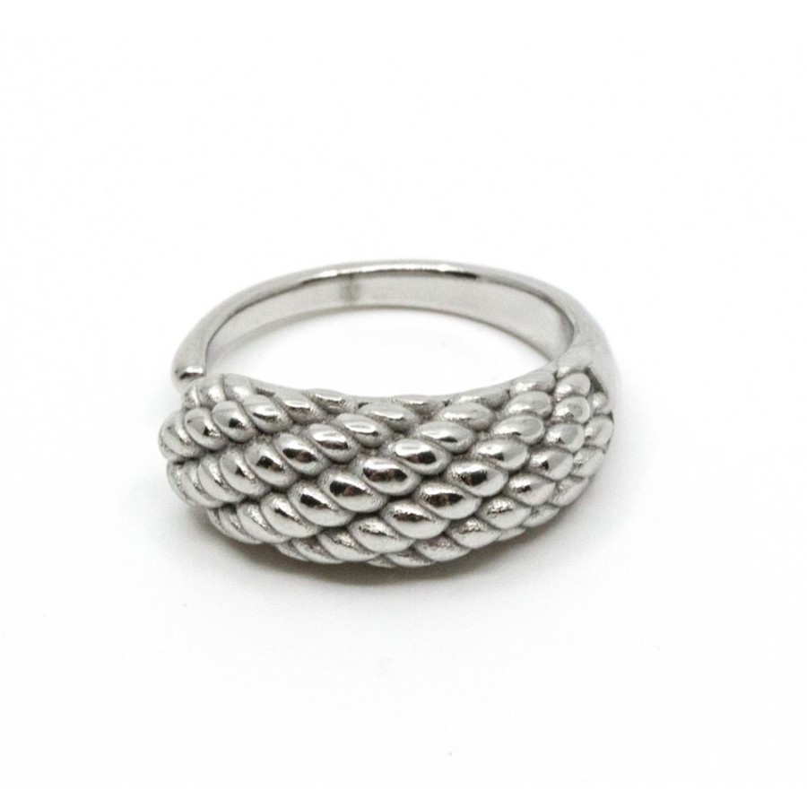 Ringar SEVEN EAST | Twist Ring Silver