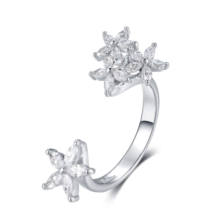 Ringar Pantolin Bagatelle | Pantolin Bagatelle – Flower Ring, Silver