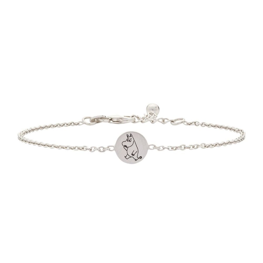 Barnsmycken Noa Kids | Noa Kids – Mumin Knapp Armband, Silver