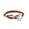 Armband Freya & Thor | Freya & Thor – Arch Hammer Double, Armband, Brunt Lader/Silver