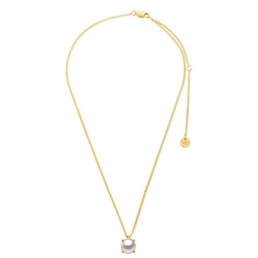 Halsband Dyrberg Kern | Dyrberg/Kern – Manny Pearl Halsband, Guld