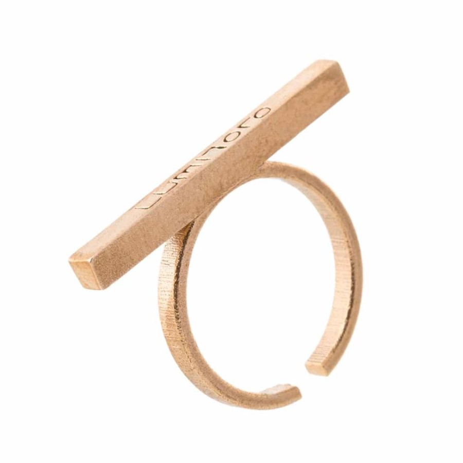 Ringar Lumitoro | Lumitoro – Stickii I Raw Bronze Ring