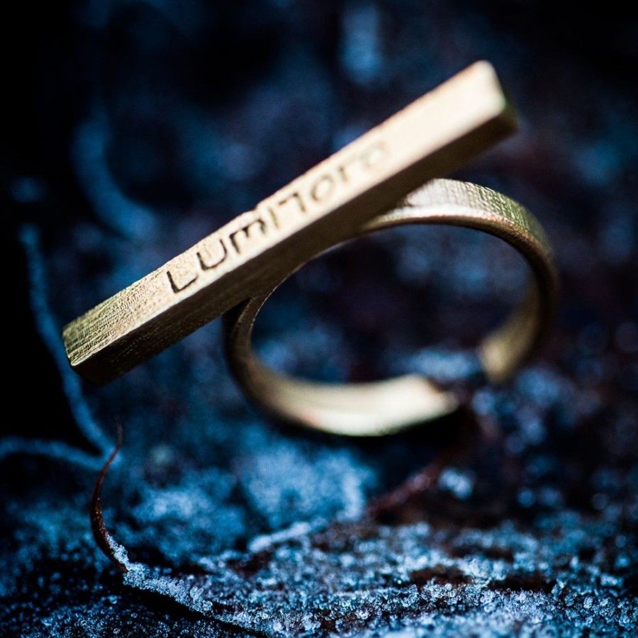 Ringar Lumitoro | Lumitoro – Stickii I Raw Bronze Ring