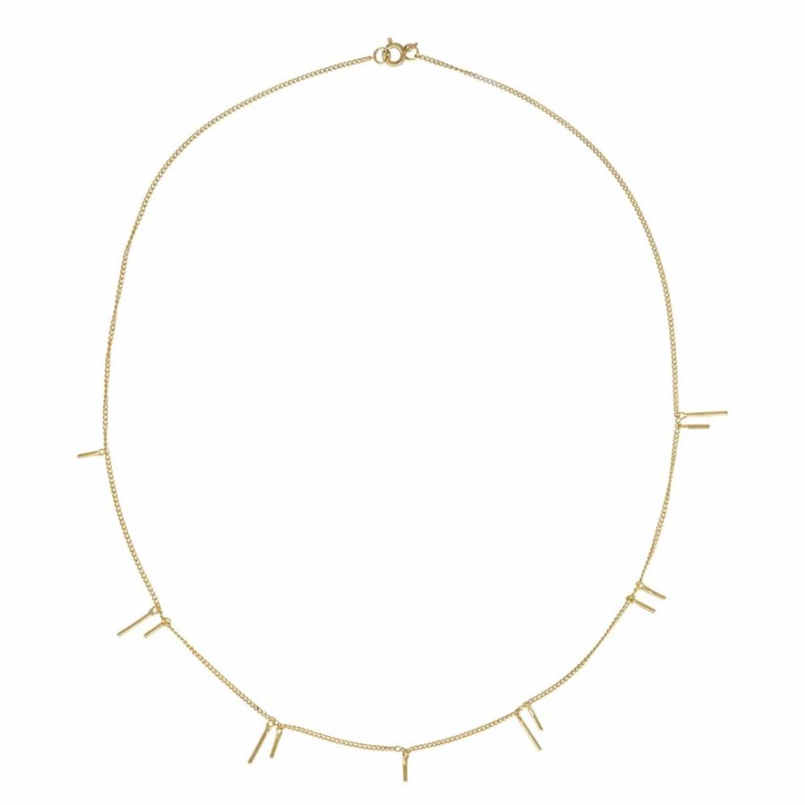 Halsband Anna + Nina Smycken | Anna + Nina – Twig Halsband, Guld