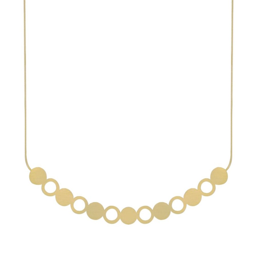 Halsband Dansk Copenhagen | Dansk Copenhagen – Theia Dot Line Halsband, Guld