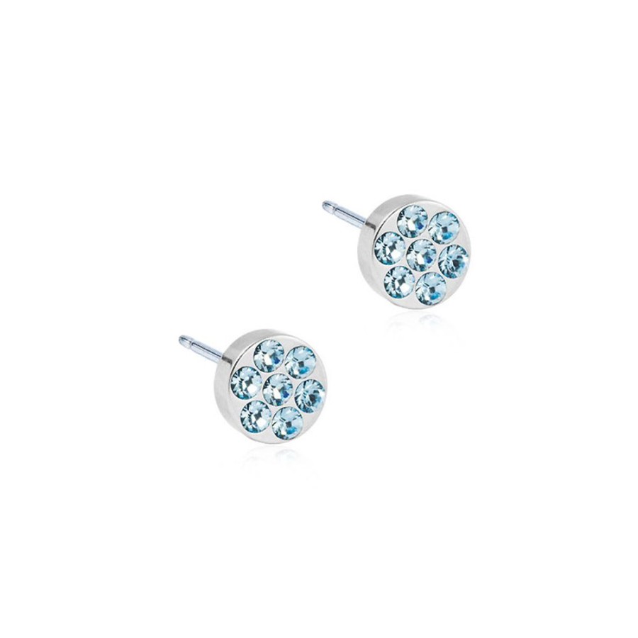 Barnsmycken Blomdahl Medical | Blomdahl – Brilliance Plenary Orhangen, Aquamarine