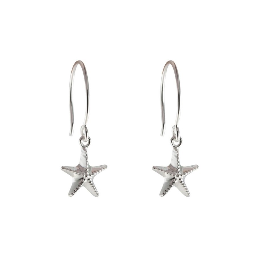 Orhangen Syster P Smycken | Syster P – Beaches Starfish Orhangen, Silver