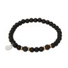 Herrsmycken By Billgren Teen Collection | By Billgren – Beadsarmband Onyx/Lava/Guld