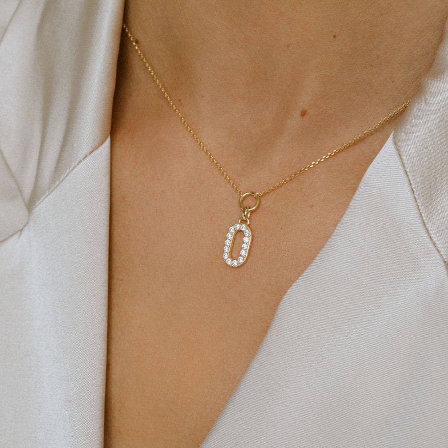 Festsmycken SIF JAKOBS | Sif Jakobs – Capizzi Piccolo Necklace, Kristall/Guld