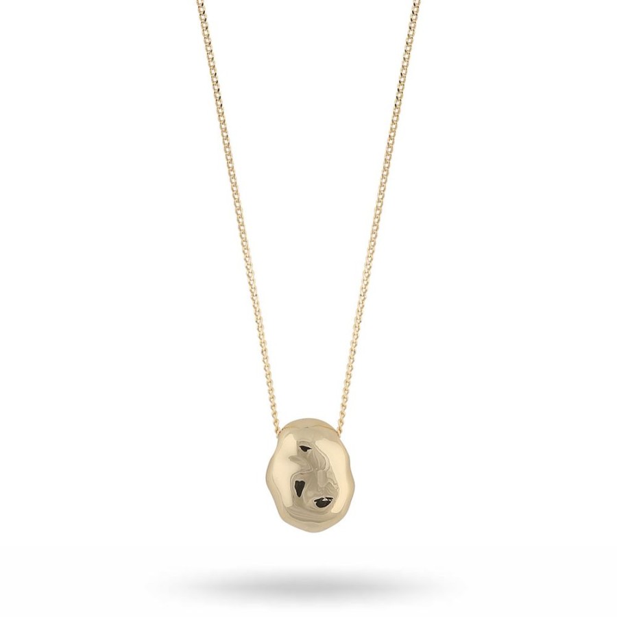 Halsband Snö of Sweden | Sno Of Sweden – Dion Small Pendant Halsband, Guld