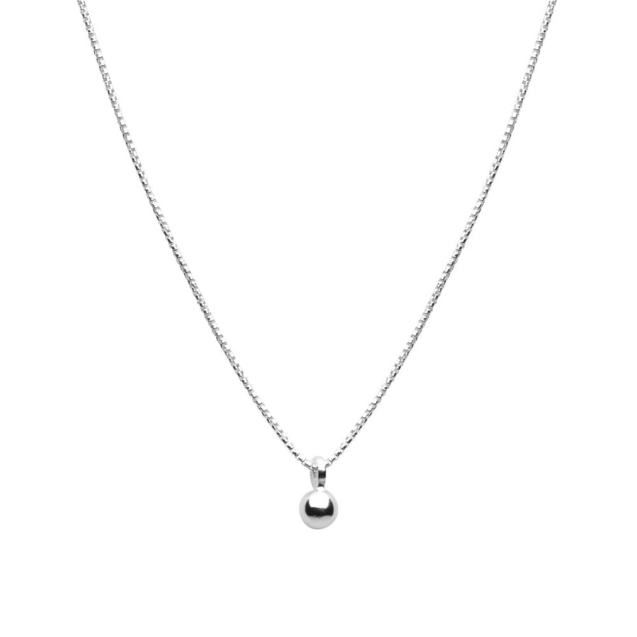 Halsband CU Jewellery | Cu – Saint Pendant Halsband, Silver