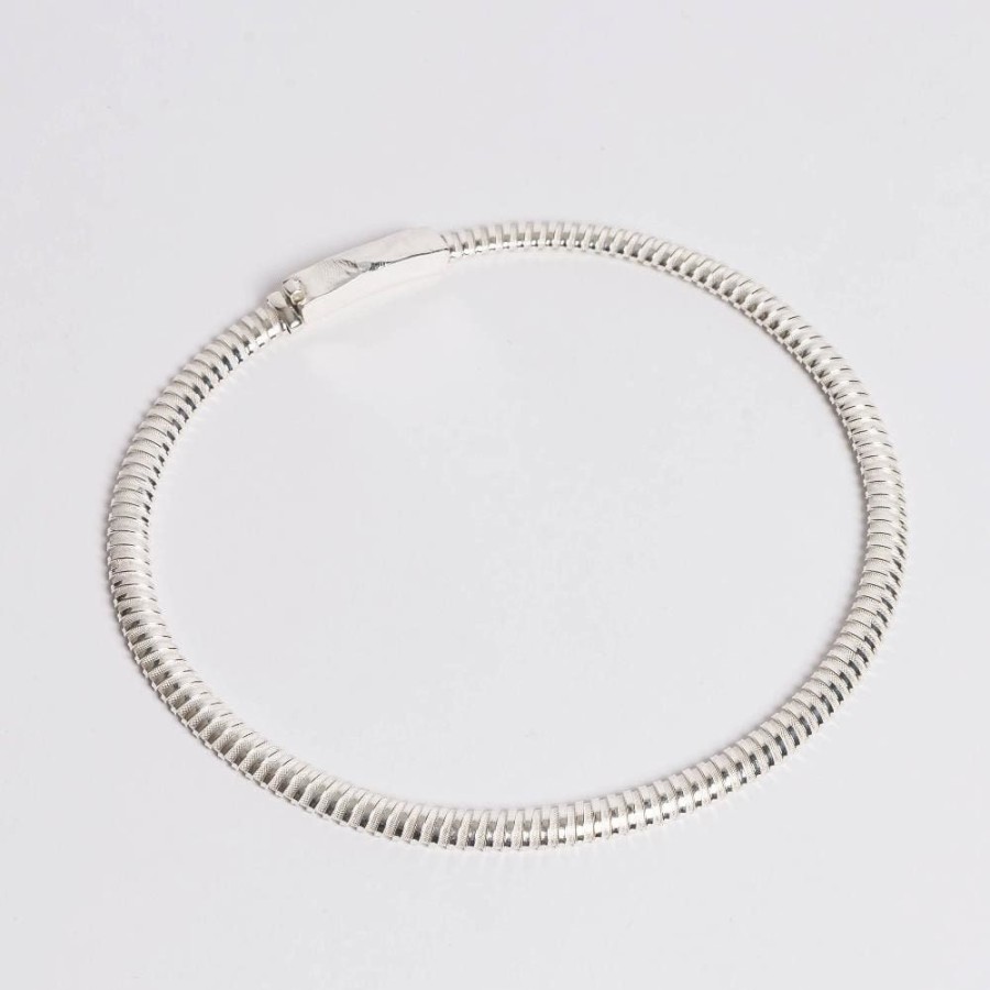 Halsband Cornelia Webb Smycken | Cornelia Webb – Molded Pipe Halsband, Silver