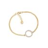 Armband SIF JAKOBS | Biella Grande Armband | Guld | Vita Zirkoner