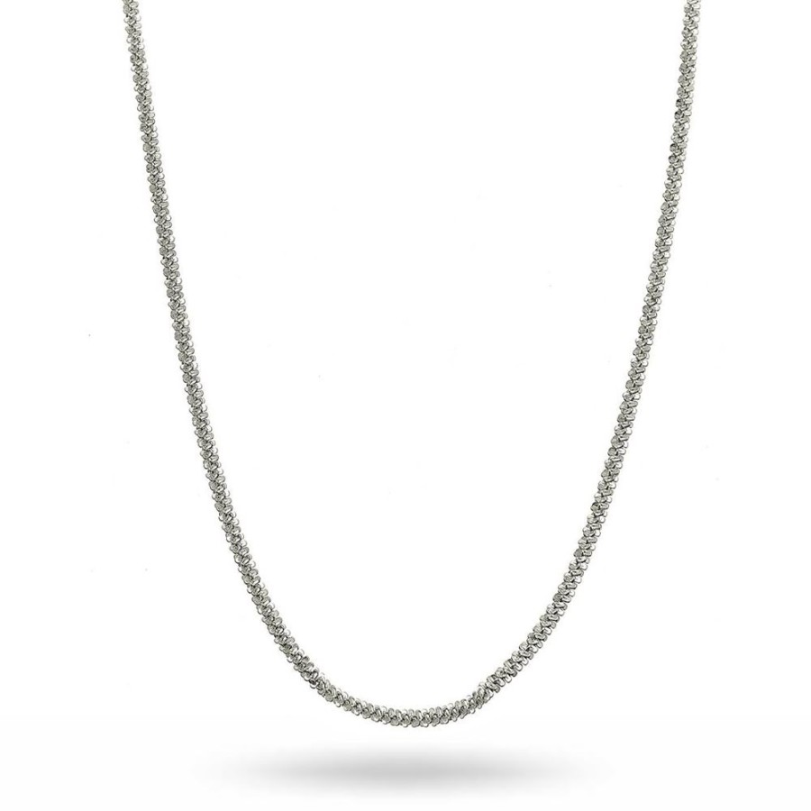 Halsband CU Jewellery | Cu Jewellery – Roof Big Plain Halsband, Silver