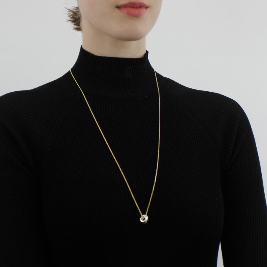 Halsband Dansk Copenhagen | Dansk Copenhagen – Tula 2-Tone Halsband, Guld