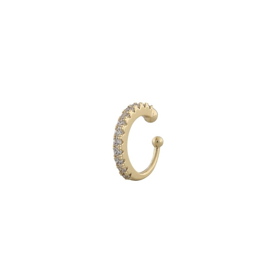 Orhangen Snö of Sweden | Sno – Hanni Small Cuff Orhangen, Guld/Klar