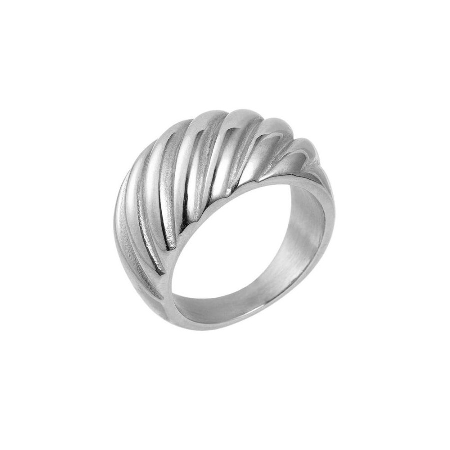 Ringar By Jolima | By Jolima – Croissant Ring, Silver