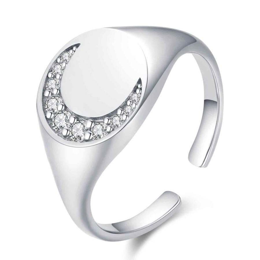 Ringar Pantolin Bagatelle | Pantolin Bagatelle – Luna Ring, Silver