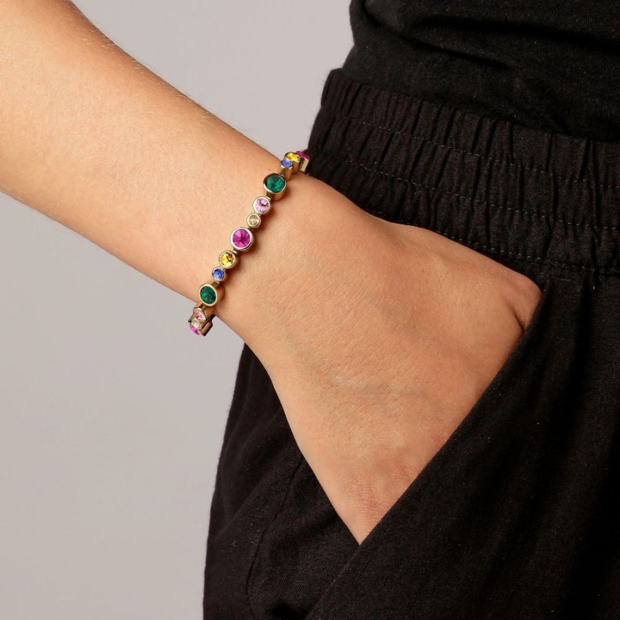 Armband Dyrberg Kern | Teresia Sg Rainbow Armband | Guld