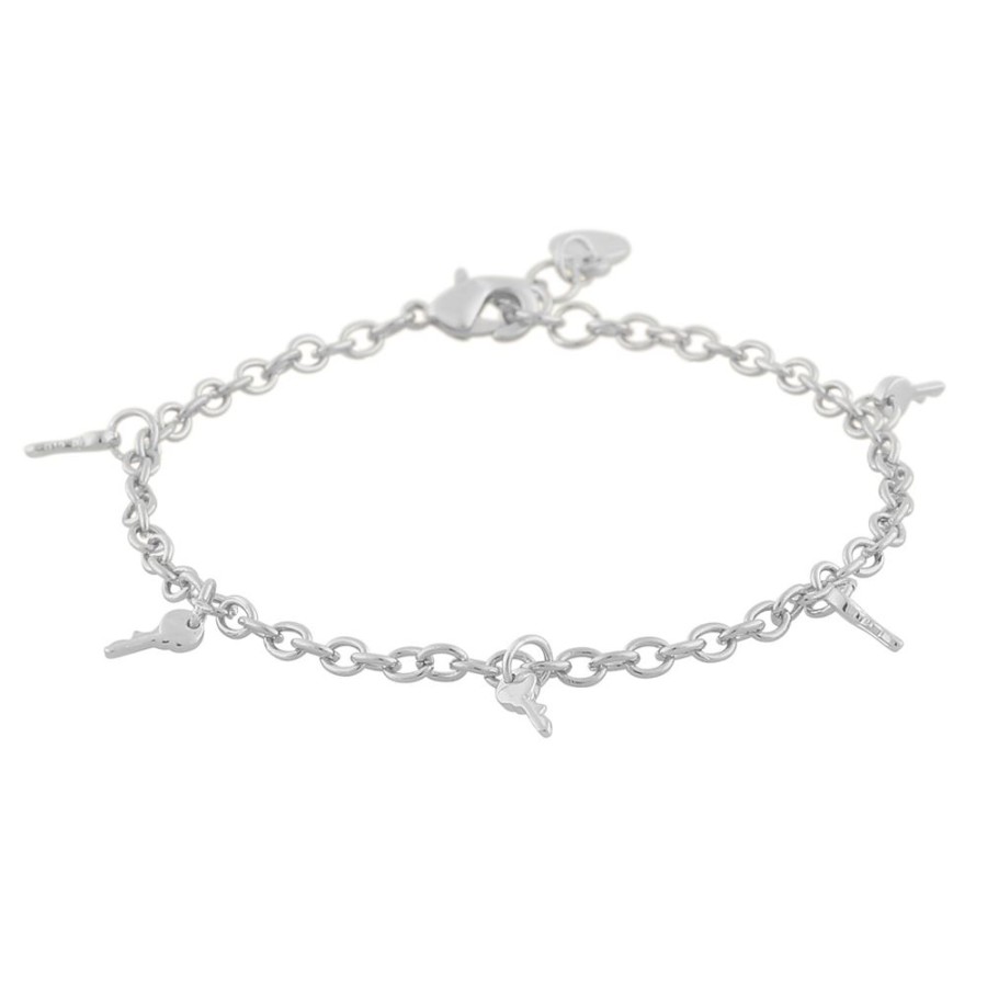 Armband Snö of Sweden | Sno Of Sweden – Fling Key Charm Armband, Silver