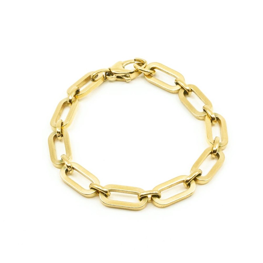 Armband SEVEN EAST | Seven East – Fat Chain Armband, Guld