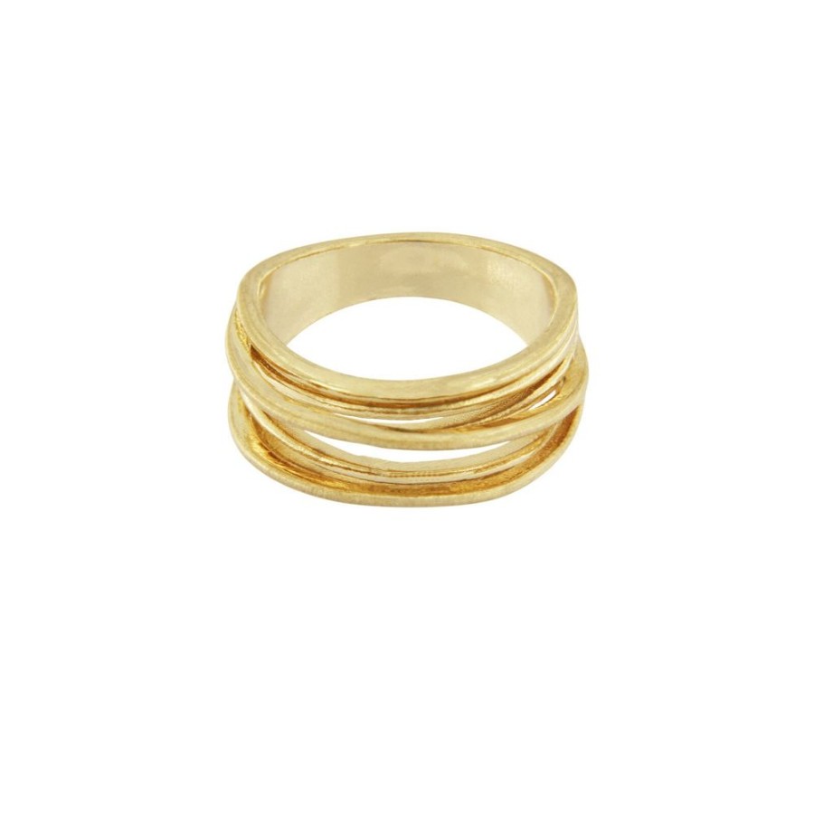 Ringar Dansk Copenhagen | Dansk Copenhagen – Tara Wrap It Ring, Guld