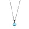 Halsband Dyrberg Kern | Jemma Ss Aqua Halsband | Silver