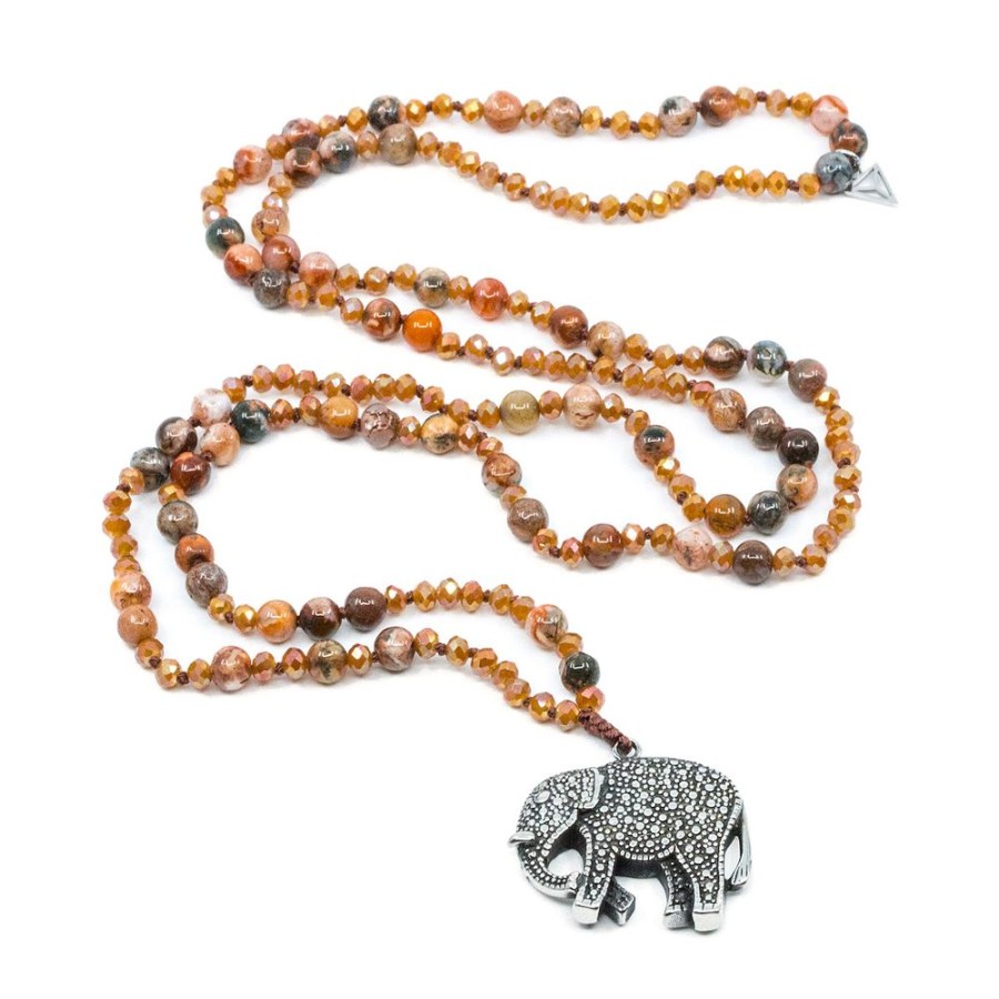 Halsband SEVEN EAST | Seven/East – Elephant Y-Yoga Halsband, Orange