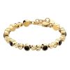 Armband Dyrberg Kern | Teresia Sg Golden | Black Armband | Guld