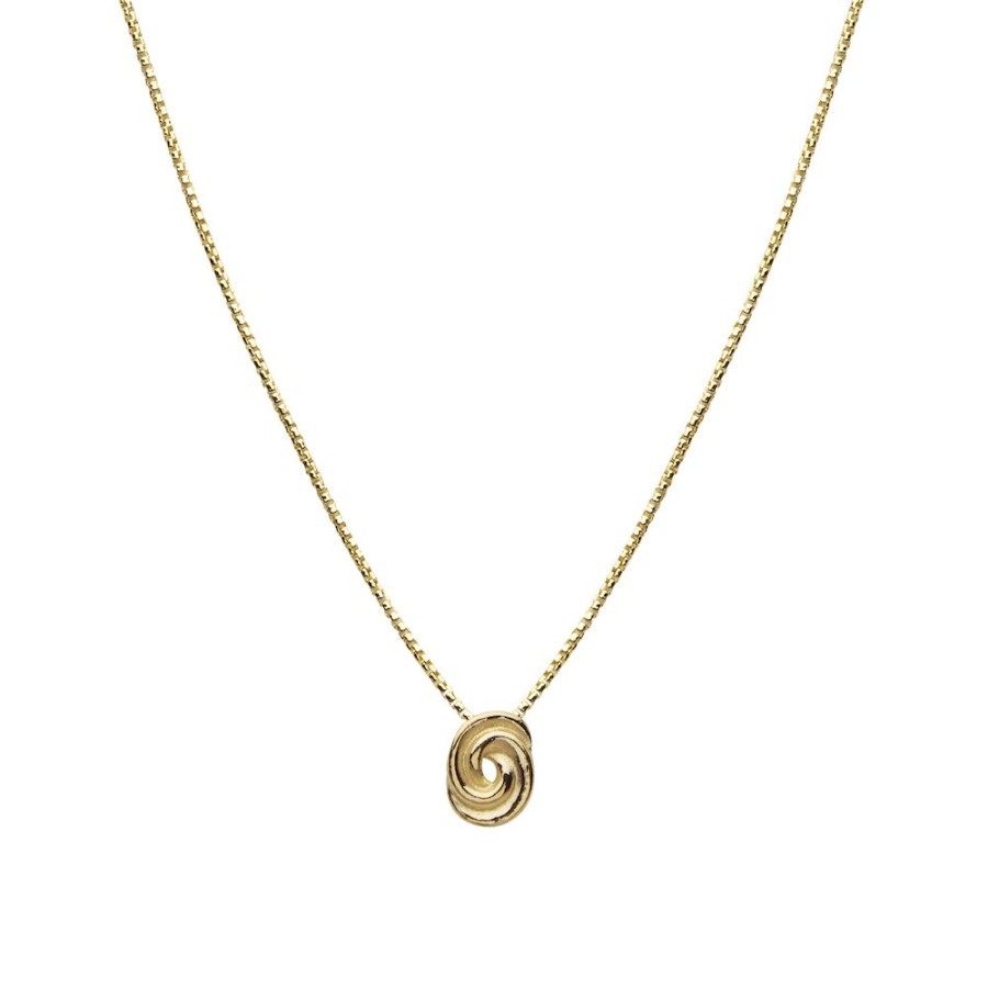 Festsmycken CU Jewellery | Cu Jewellery – Loop Bun, Halsband 42-47, Guld