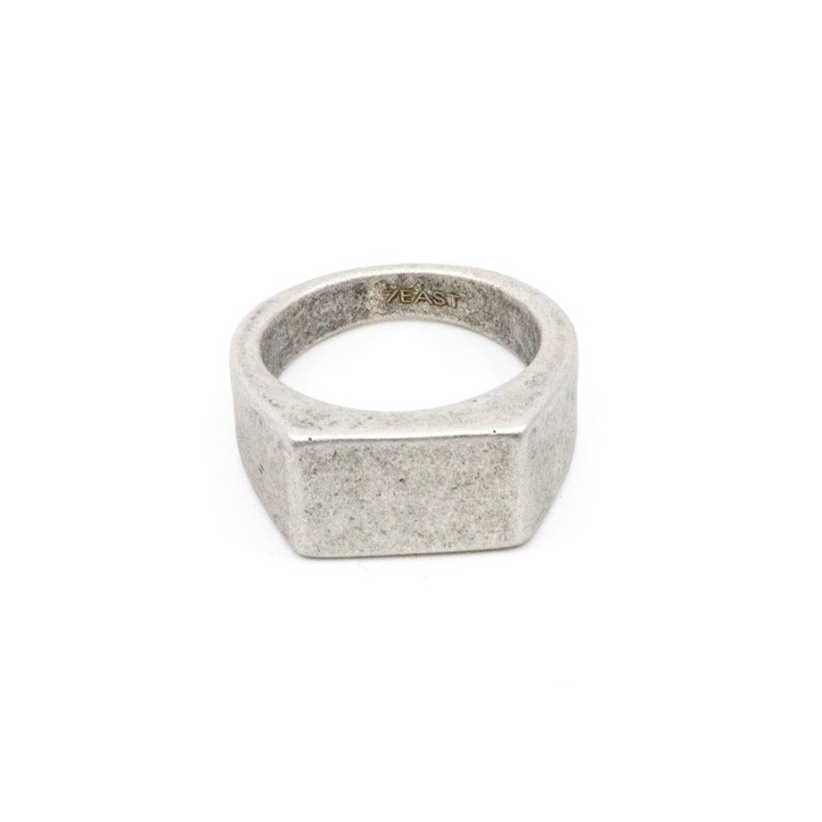 Herrsmycken 7EAST MAN | Seven/East – Oxidized Klackring, Stal