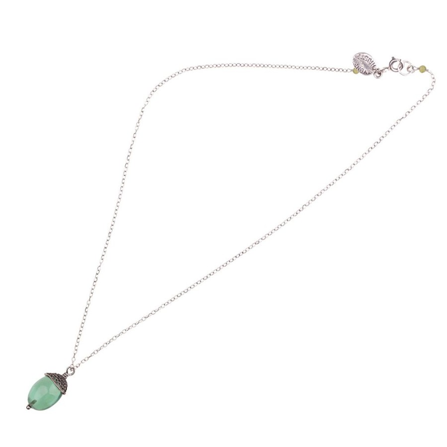 Halsband Yvone Christa | Yvone Christa – Acorn Halsband, Light Green