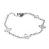 Orhangen Anna & Deià | Anna & Deia – Florence Armband, Silver, 18+3 Cm