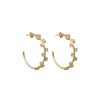 Orhangen CU Jewellery | Cu Jewellery – Cubic Hoop Orhangen, Guld