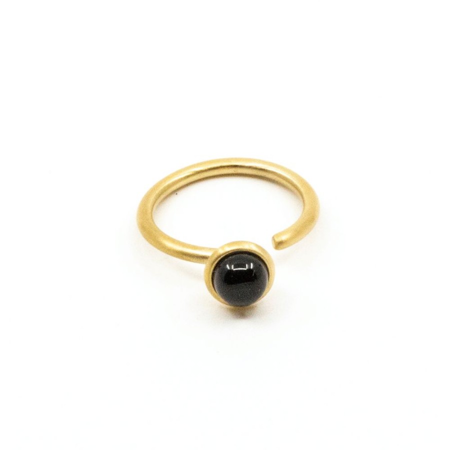 Ringar SEVEN EAST | Seven East – Beads Ring, Svart